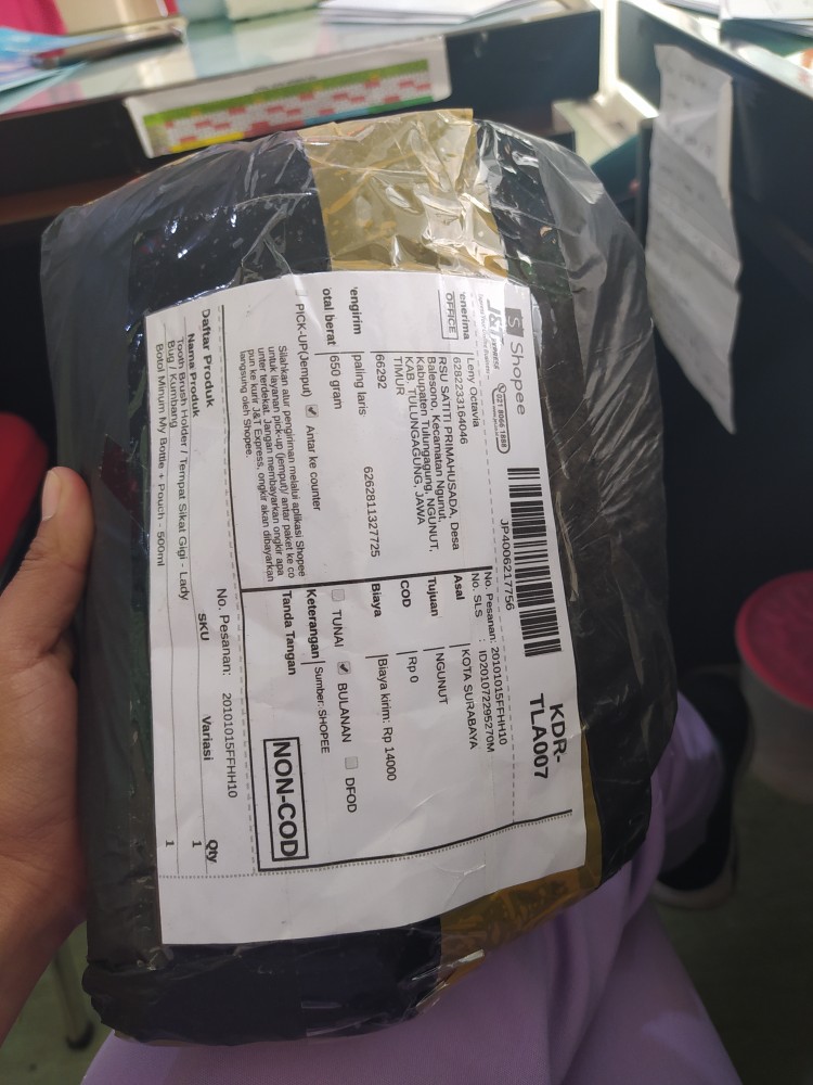 Botol Minum My Bottle + Pouch - 500ml