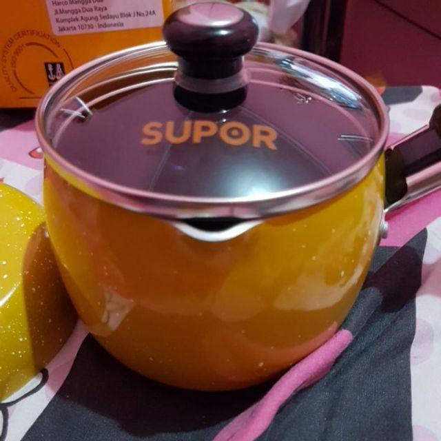 Panci Sauce Pan Dan Wajan Fry Pan Mini Bobo Supor Isi 2 Pcs