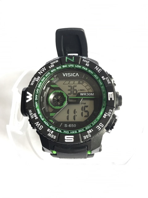 Jam tangan sporty digital fashion watch visica anti air diameter super jumbo