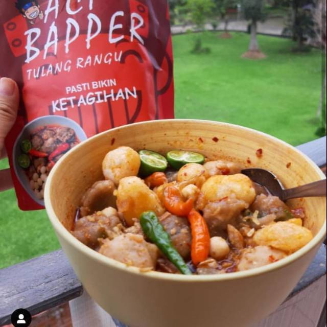 

Baso Aci Bapper Tulang rangu