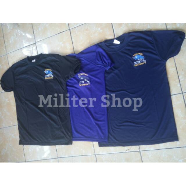Kaos SECURITY/Kaos Dalam Satpam/Polisi/Army/Tactical/Satpam