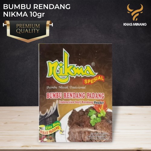 

Bumbu Masak Rendang Nikma Padang 20gr Randang Daging Ayam Citarasa Khas Minang