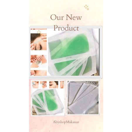 Makassar Papperwax & kain waxing sugar wax papper bisa di cuci ulang (isi 10 free spatula)Pencabut B