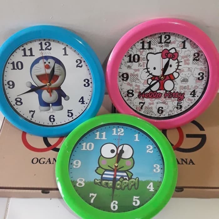 [COD] JAM DINDING KARAKTER - JAM OGANA JAM ANALOG KARTUN BUDDIESSTORE