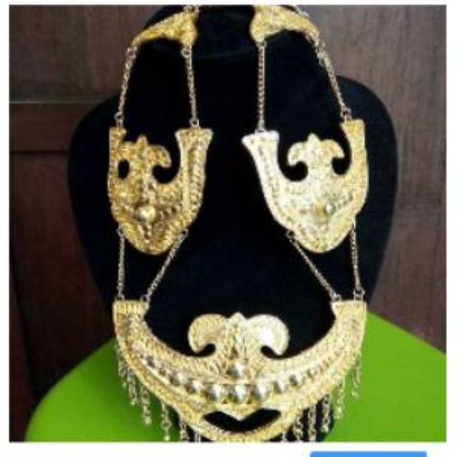 kalung ethnic karo krum emas 18k