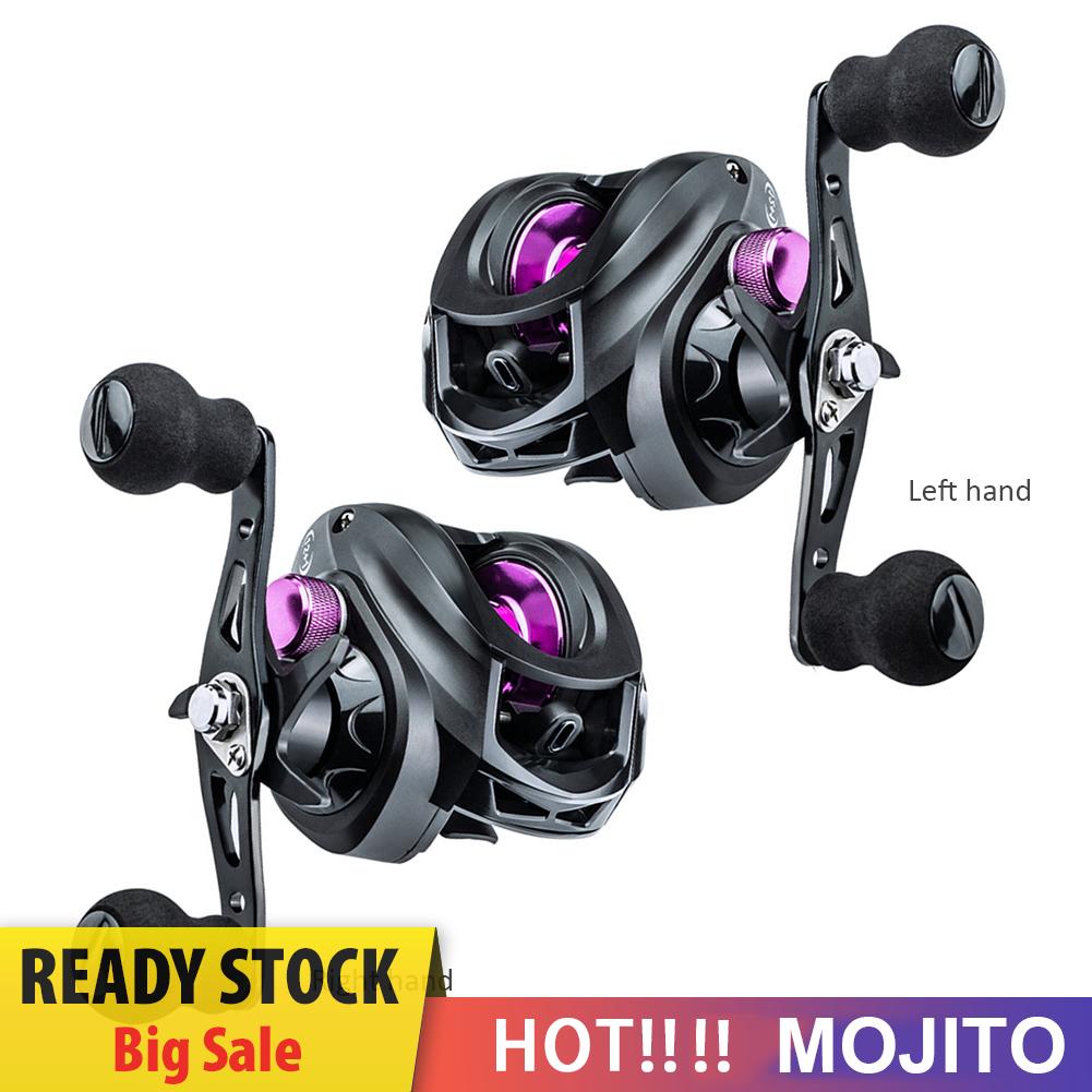 Reel Pancing Baitcasting 7.2 1 12 + 1bb Tangan Kanan / Kiri Dengan Rem Magnetik