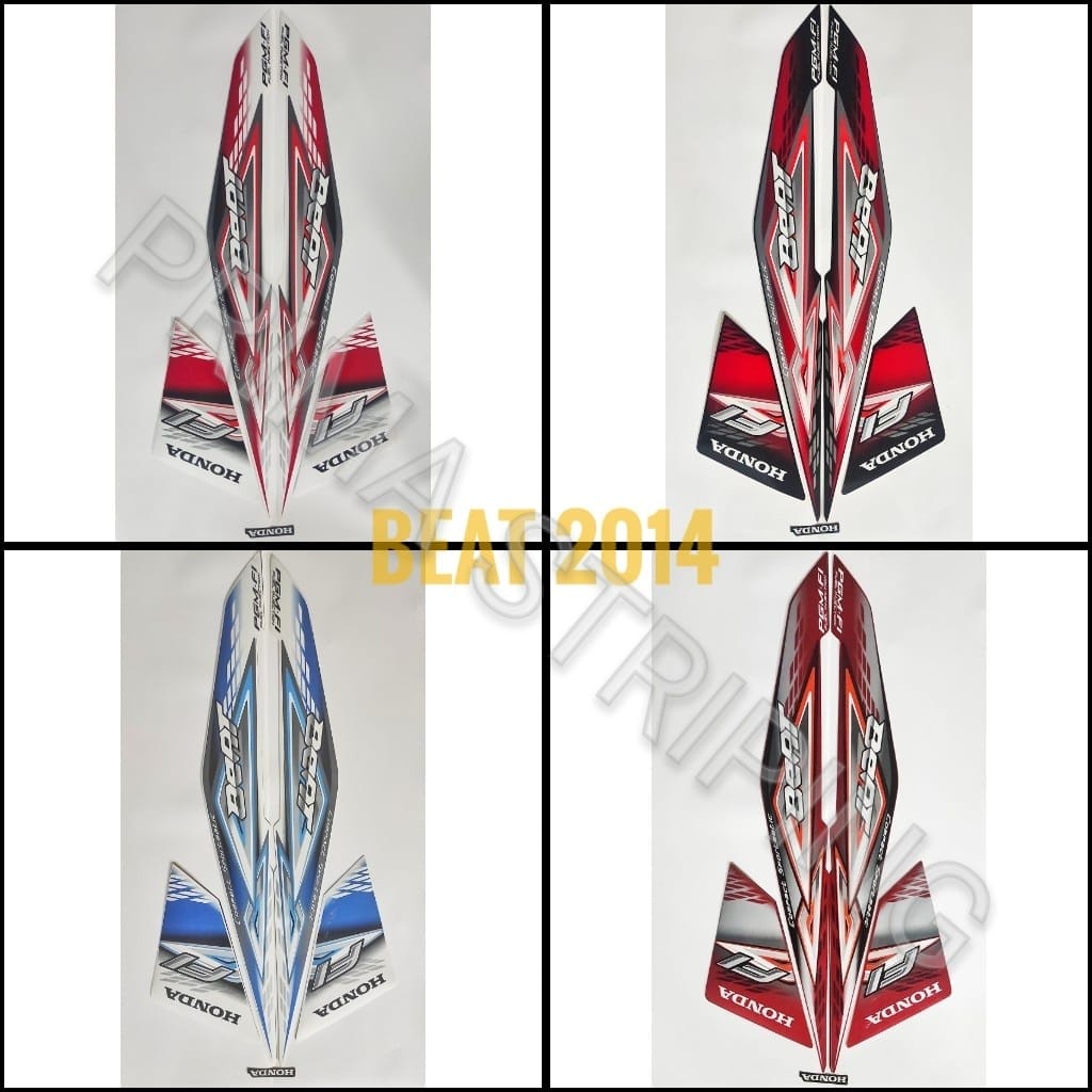 STRIPING STIKER MOTOR BEAT 2014 TERMURAH