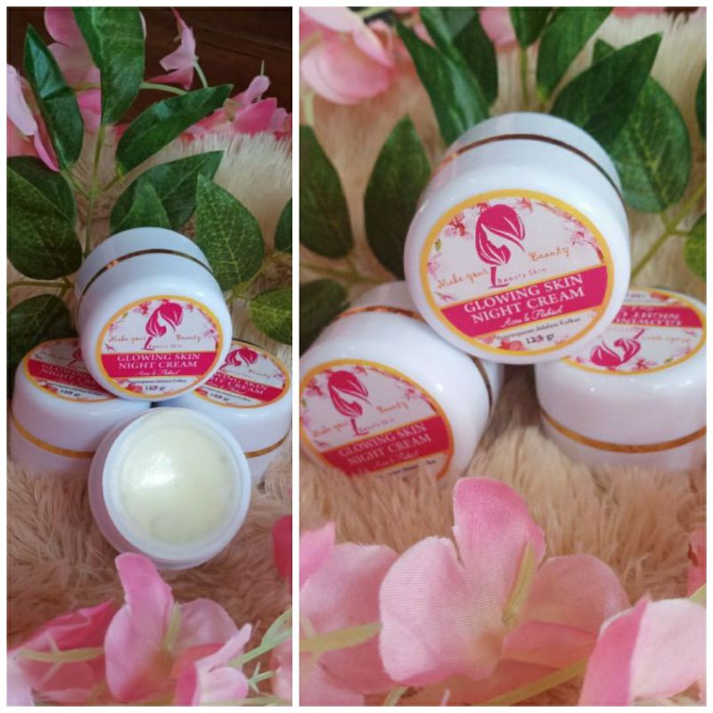 L beauty cream malam acne dan fleksol