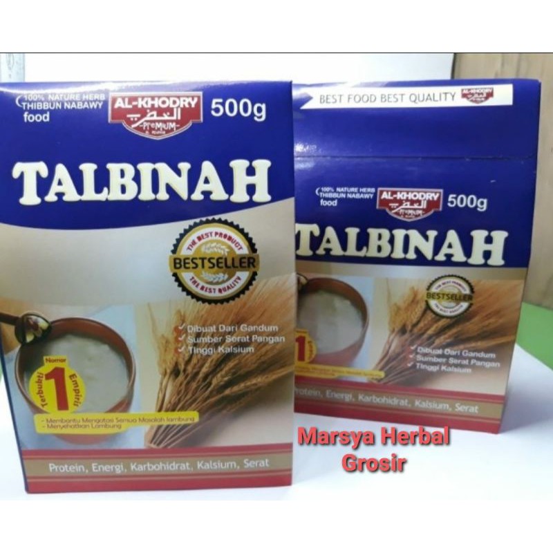 

Tepung TALBINAH Al Khodry Isi 500gr Tepung Gandum Tepung Talbinah Mengatasi MAAG KRONIS dll