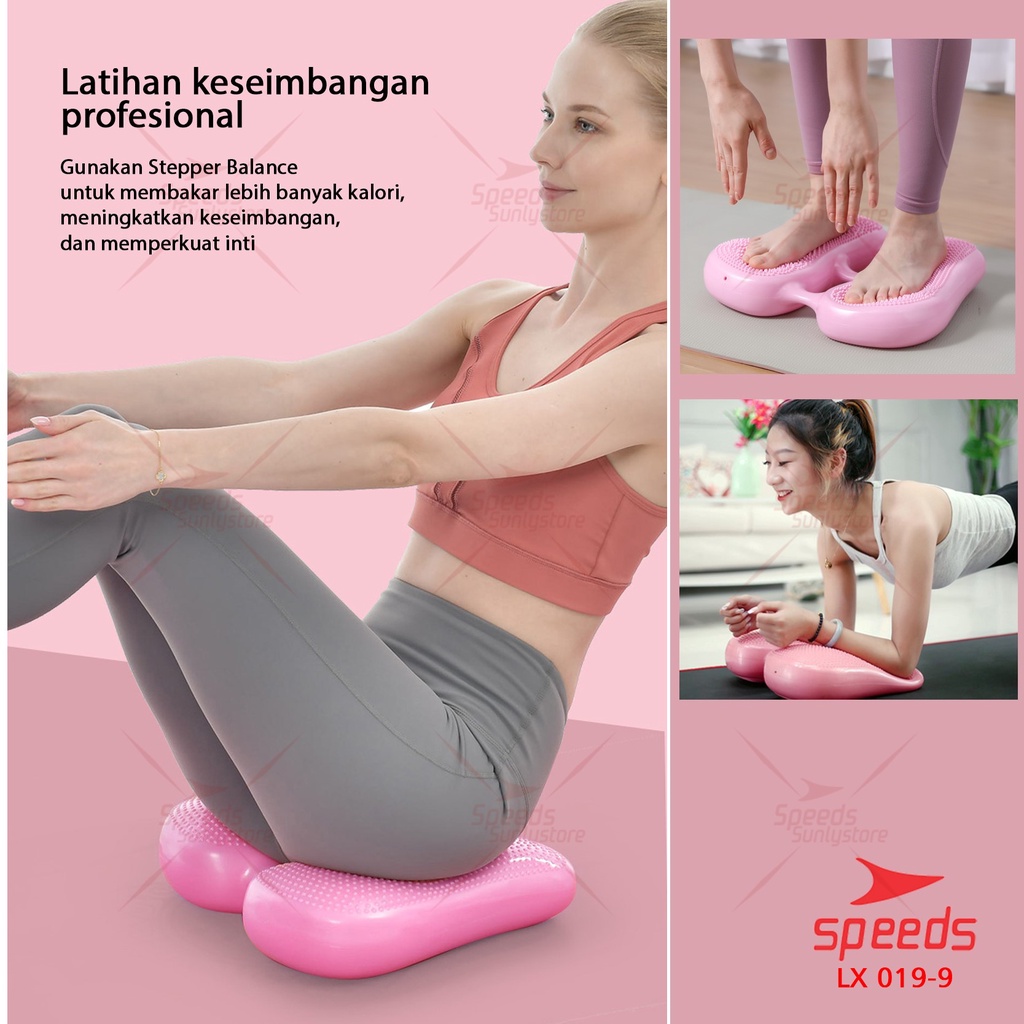 SPEEDS Balance Stepper Pad Yoga Untuk Fitness Olahraga Air Climber Model Kaki 019-9-6