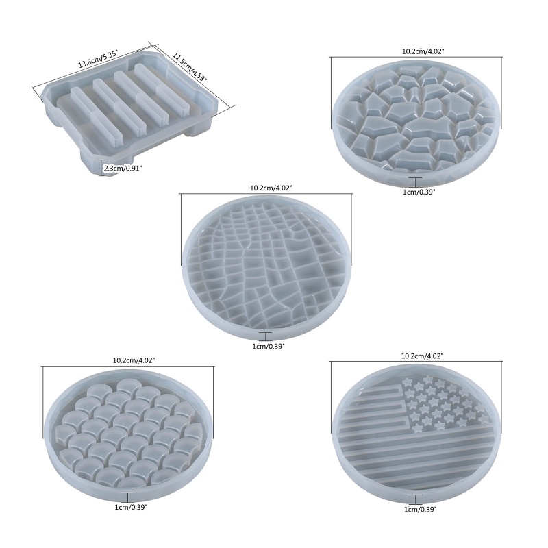 SIY  Round Shape Silicone Resin Mold Epoxy Resin Mold Suitable for Diy Resin Casting