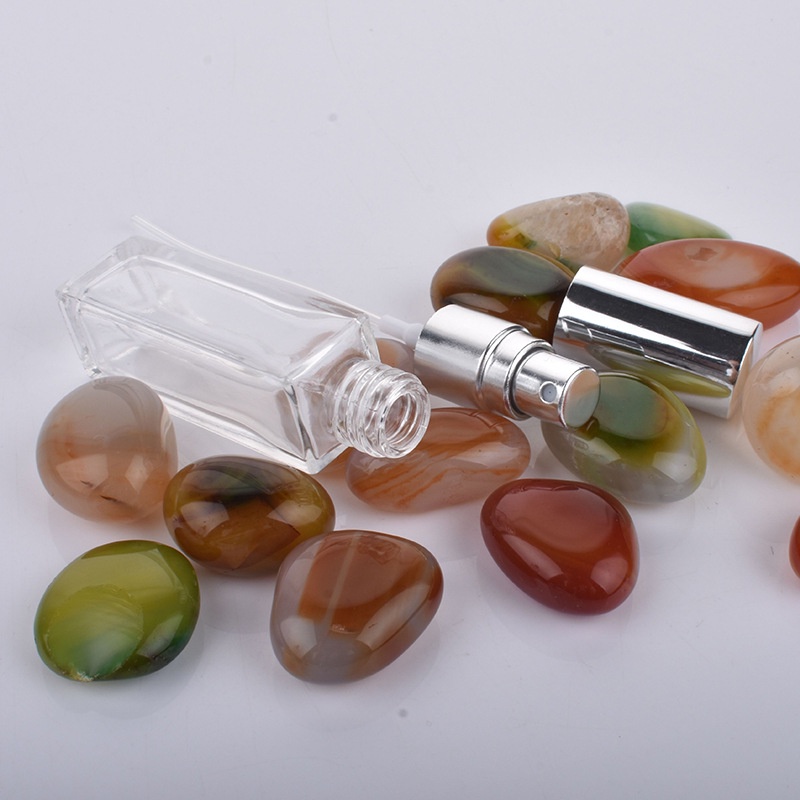 Botol Parfum Kosong Isi Ulang Model Semprot Bahan Kaca Bening Ukuran 10ml