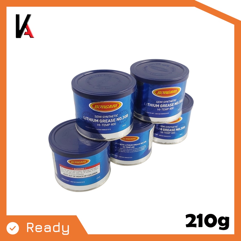 GREASE - STEMPET - GEMUK SEMI SYNTHETIC NO.3GB HI-TEMP 210GR BURGARI