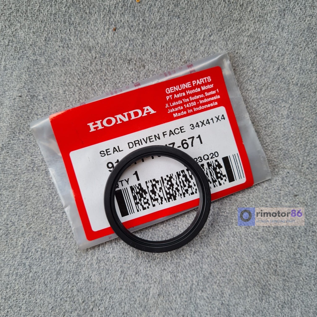 Seal Driven Face 34X41X4 Seal Puli Vario Karbu Vario 125 Old Vario 125 150 Esp Led Pcx 125 Ori AHM