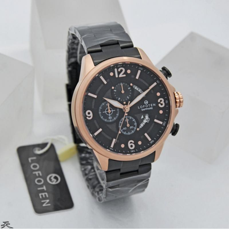 jam tangan Crono pria LOFOTEN 6507 Sapphire glass original garansi resmi 1 tahun