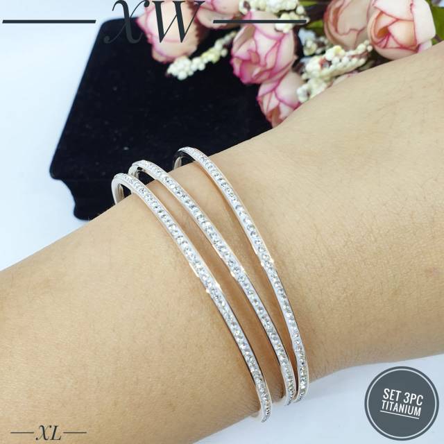 Gelang titanium set 3 G01035