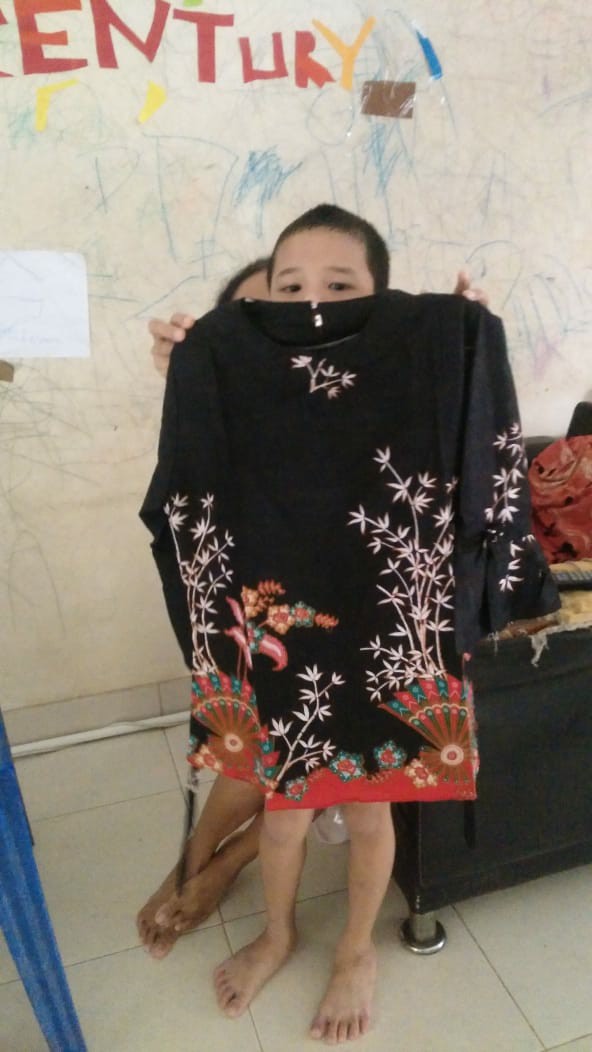 Batik Dolby Dolbi Dobby Doby Tenun Sutra Tulis Katun Atbm Baron Atasan Batik Wanita Sogan Srg308