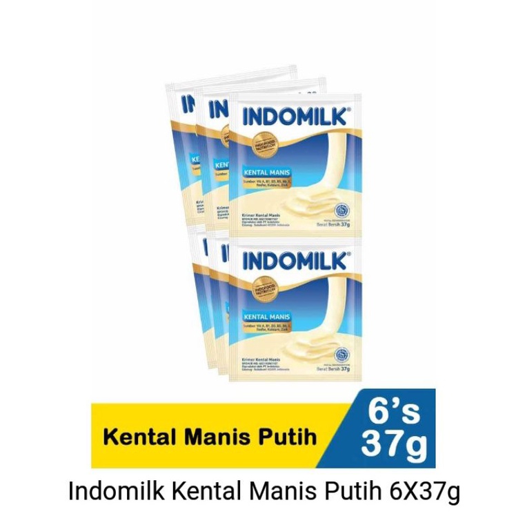 

Indomilk kental manis putih sachet