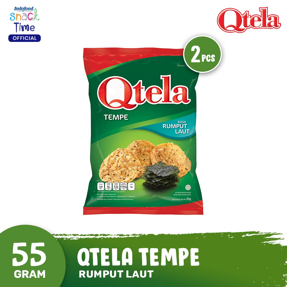 

Qtela Tempe Rumput Laut 55 Gr - 2 Pcs