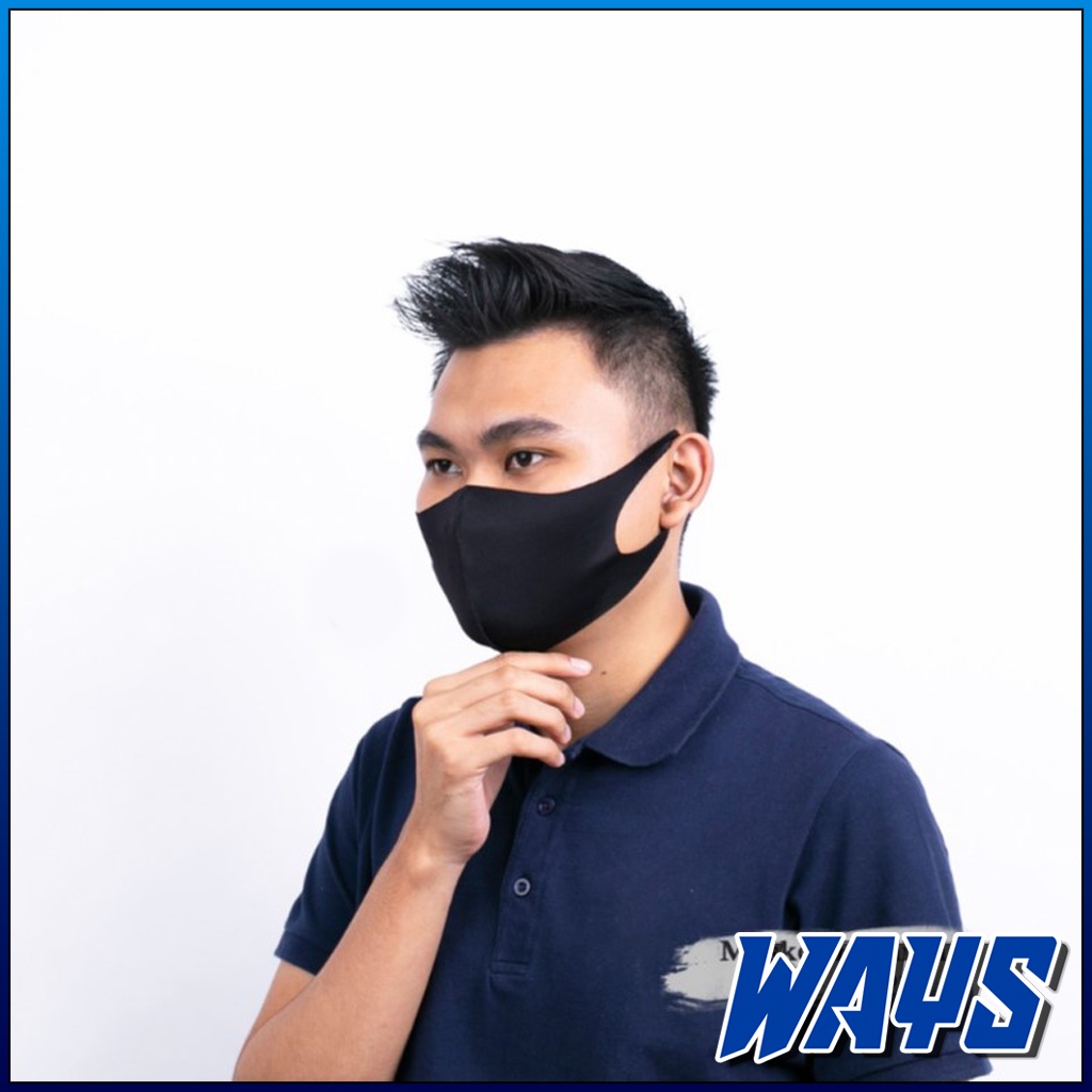 Z084 | Masker Kain Fashion Mask Scuba Pria Wanita Unisex Universal