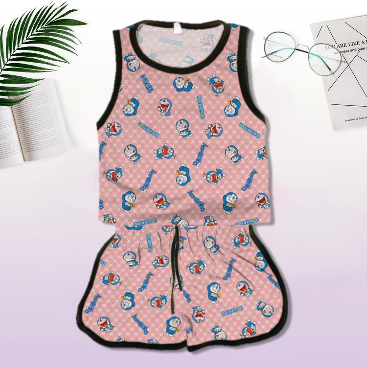 Rillo-Setelan playset anak singlet / Set balita motif unisex