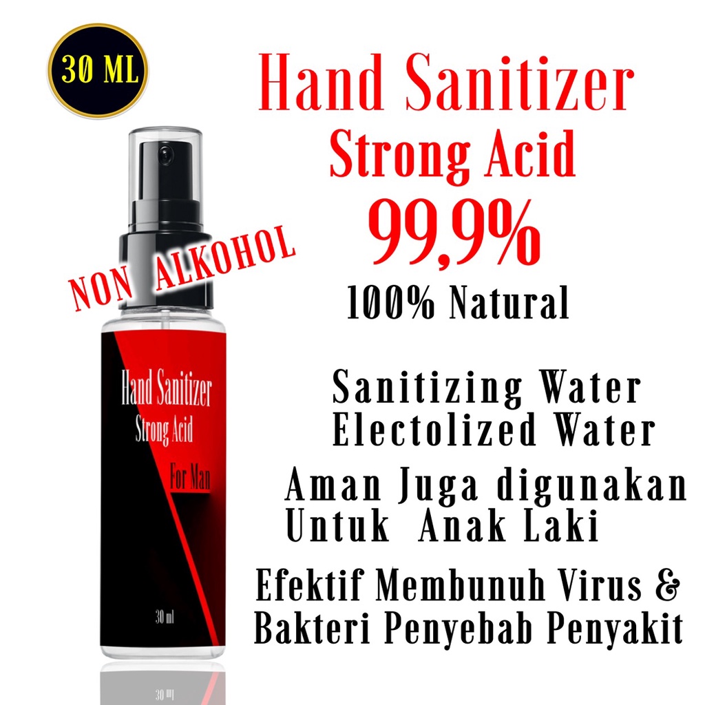 Hand Sanitizer Spray for Man Antiseptik dan Disinfektan Non Alkohol