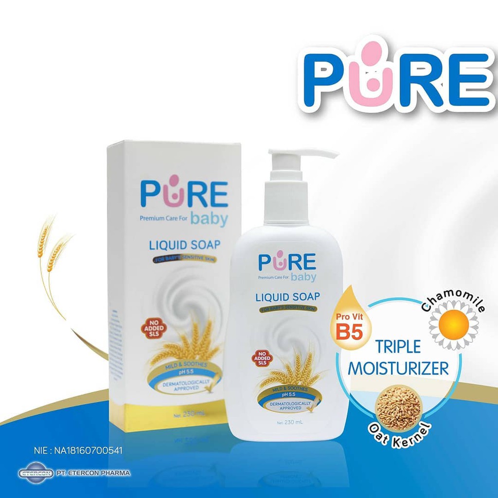 PURE BB LIQUID SOAP 230ML