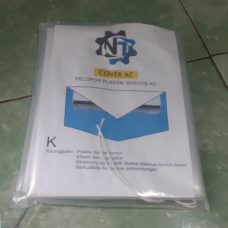 plastik cuci AC 0,5 pk - 1 pk / cover service AC bahan tebal