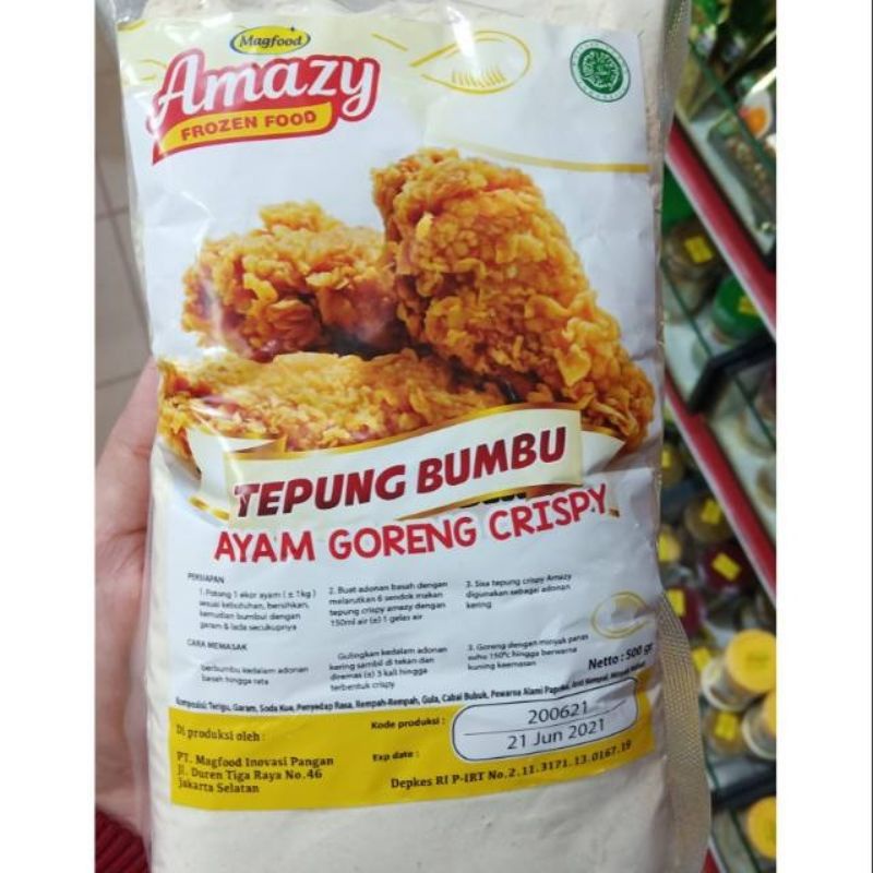 

MAGFOOD Amazy tepung bumbu ayam goreng crispy 500 gr