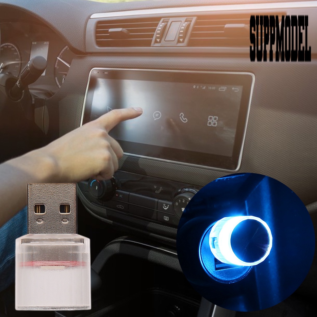 Suppmodelx &lt; Lampu LED Mini USB Plug Play Ringan Untuk Dekorasi Interior Mobil