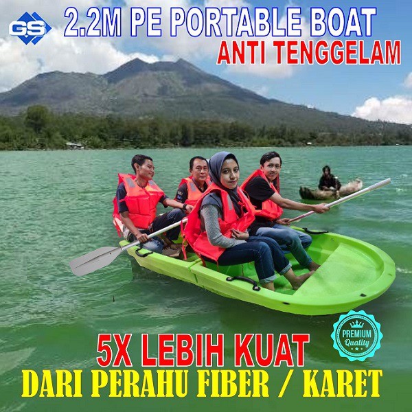 Perahu Rakit 2.2M PE Portable Boat