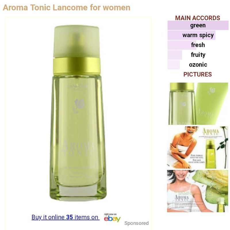 lancome aroma tonic green