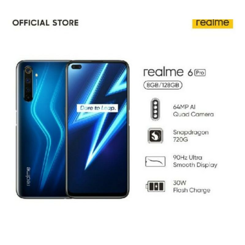 Realme 6 Pro 8GB 128GB 8 GB 128 GB Garansi Resmi Realme