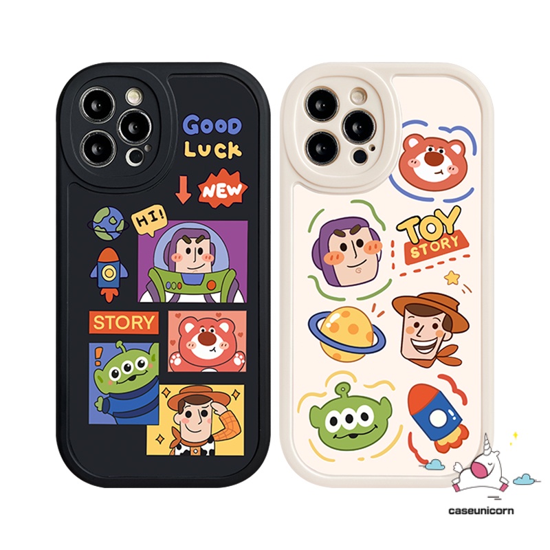 Casing Redmi 12C 10A 10C A1 10 9 9A 9T 9C NFC K40S POCO X3 F4 M3 Redmi Note 10 10s Note 11catatan 8catatan 9catatan 9s Note 11s Note 9Pro Kartun Lucu Toy Story Manyo Soft TPU Sarung