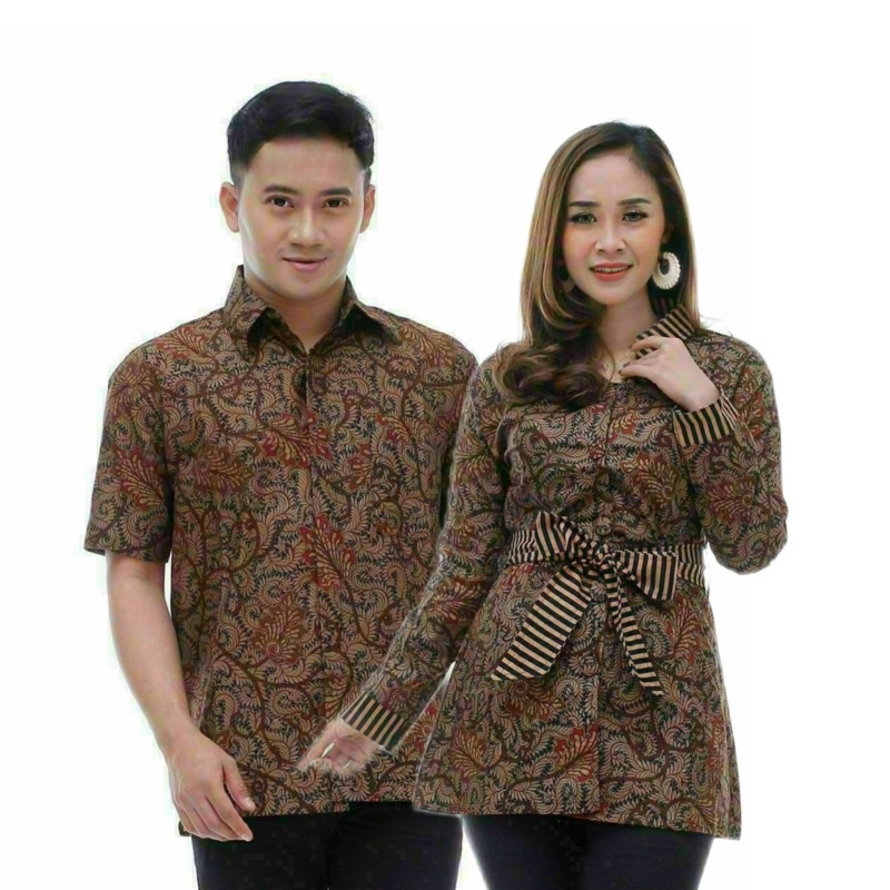 Ataan Blouse Batik Couple Hem Batik Pria Best Seller Kain Katun