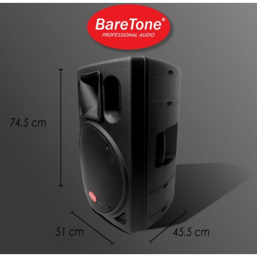 Speaker Pasif Baretone BT A 1530 W BT A1530W Original 1pasang