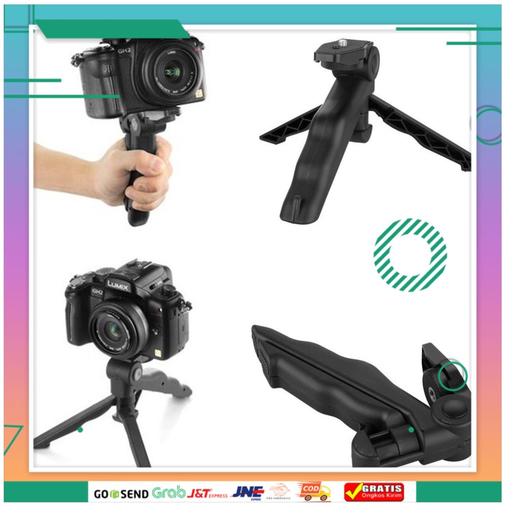 (BISA COD) FTIHSHPSTUDIO Mini Foldable Folding Tripod Stand - CP-GP264