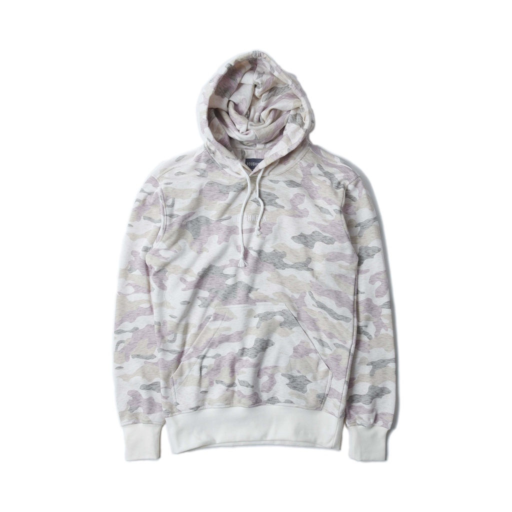 Roughneck HD030 Pink Camouflage Small Sig White Hoodie