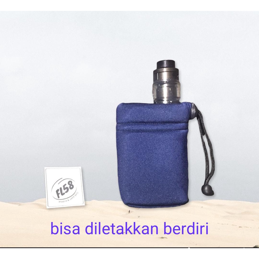 POUCH POLOS TEGAK ll BISA DILETAKKAN BERDIRI