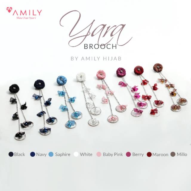 YARA BROOCH ORI AMILY HIJAB | BROS DAGU KEKINIAN