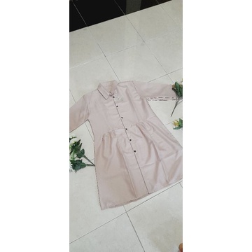 Baju atasan tunik polos trendy
