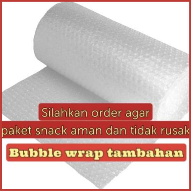 

BUBBLE WRAP TAMBAHAN / WAJIB ORDER UNTUK JASA INSTANT SAMEDAY DAN KARGO