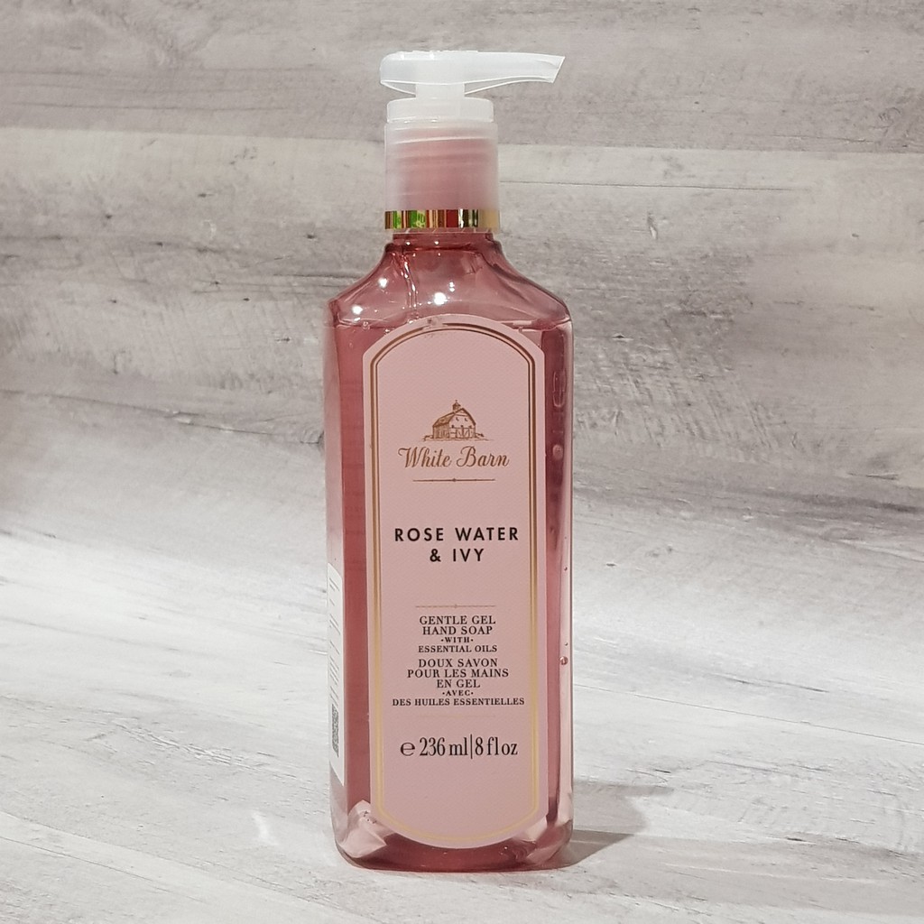 BATH AND BODY WORKS GENTLE GEL HAND SOAP ROSE WATER IVY/BBW HAND SOAP ROSE WATER IVY