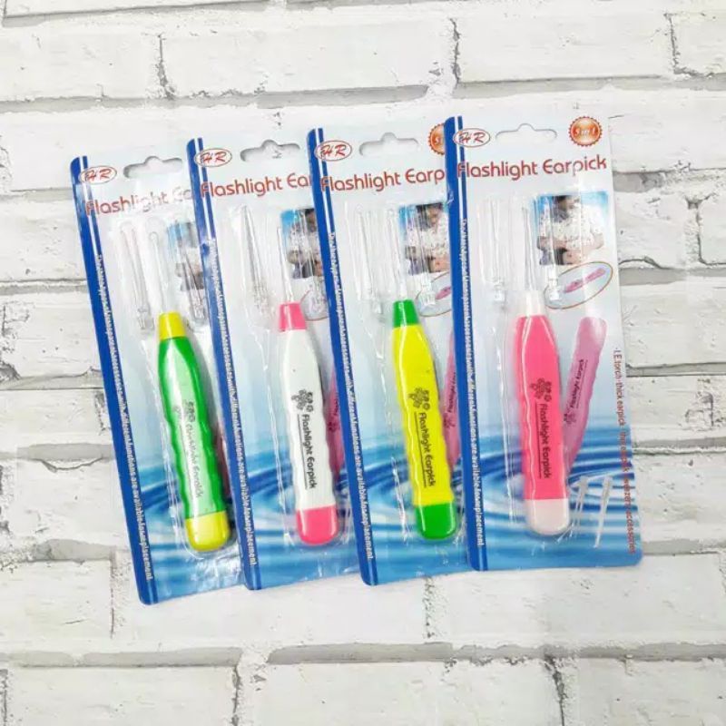 Korek Kuping LED Senter Earpick Flash Light pembersih kuping Anak SOUVENIR