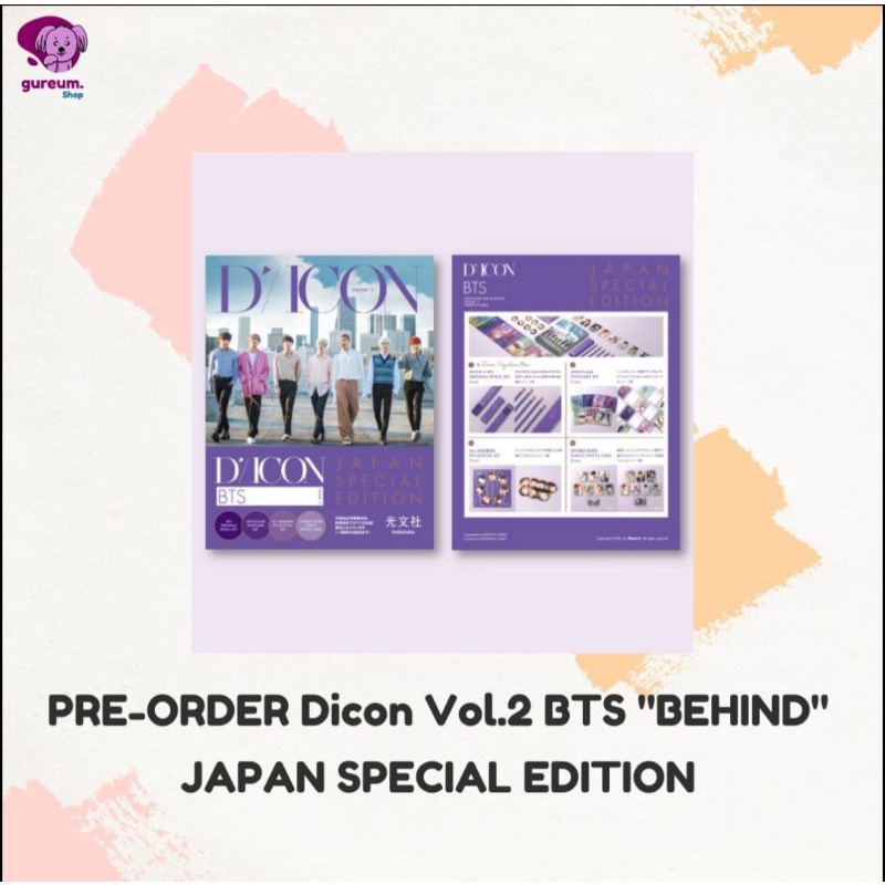 PELUNASAN BTS DICON BEHIND JAPAN EDITION