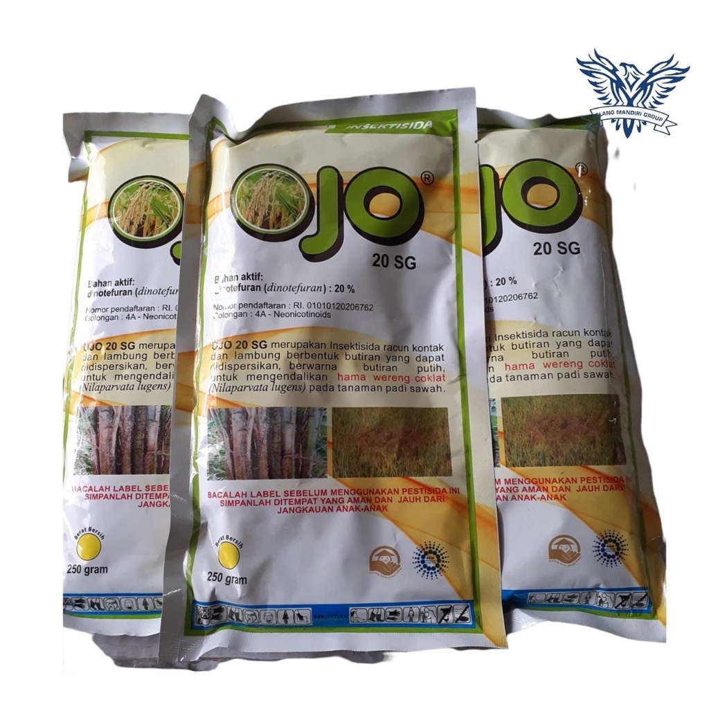 Ojo 20 SG 250 Gr Insektisida Hama Wereng Coklat Pada Tanaman Padi  Ojo 20 SG Bahan Aktif Tenchu 20 Sg Plenum