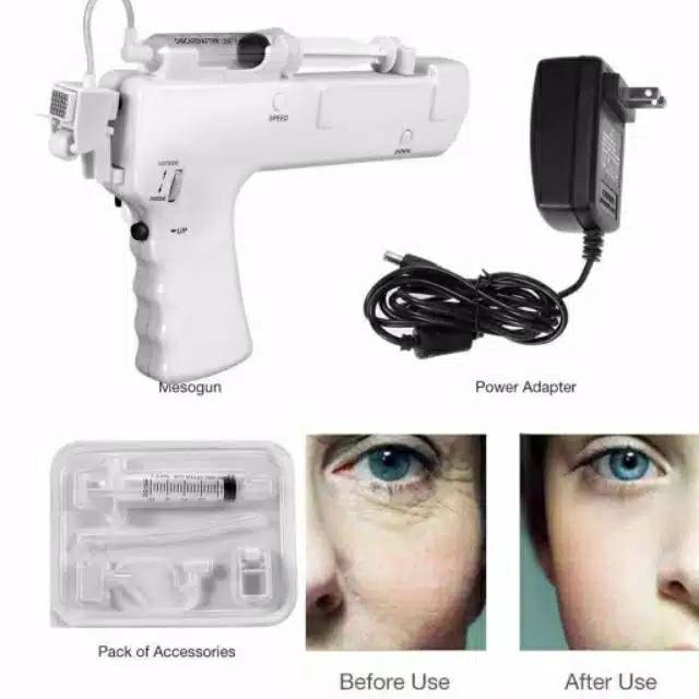 Vanadium Titanium Injection Gun Beauty Instrument for Wrinkle Removal mesogun injeksi ez injector