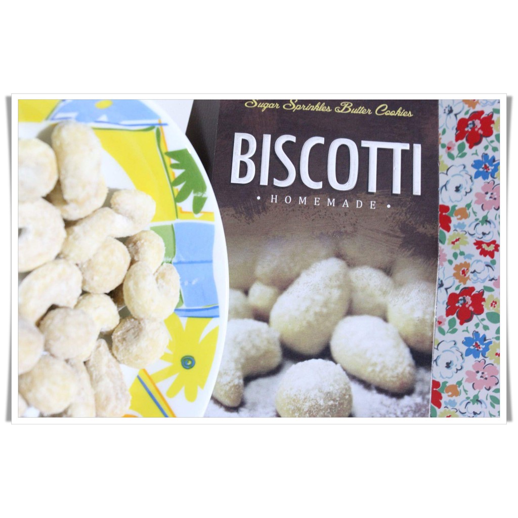 

Kue Kering Kacang Mede Biscotti Premium Butter Cookies