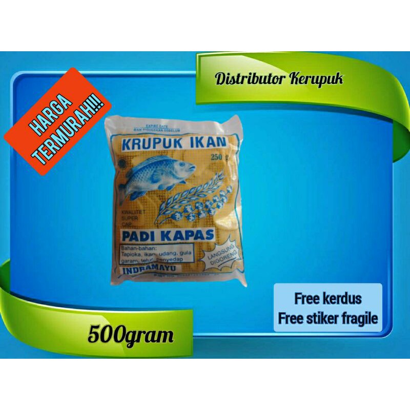 

Krupuk Ikan Kerupuk Ikan Padi Kapas Kerupuk Ikan Mentah Krupuk Asli Indramayu Kerupuk Murah Kriuk Langsung Goreng 250gram