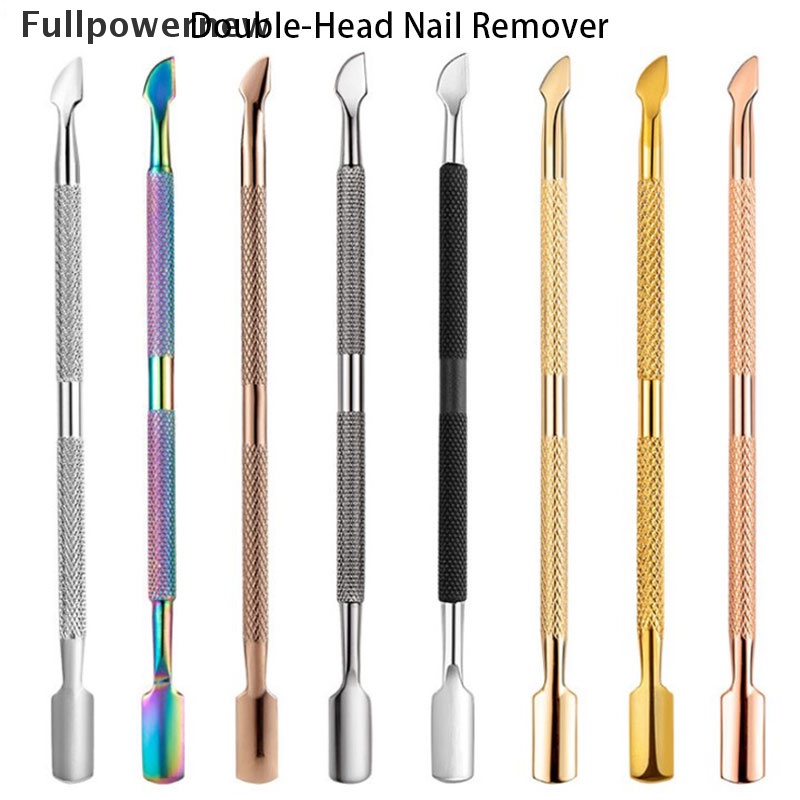 (FULL) Alat Pendorong Kutikula Bahan Stainless Steel Untuk Manicure